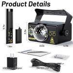 LED Sound Activated Disco Ball Party Lights