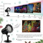 3-Color Laser Christmas Light Projector with Remote