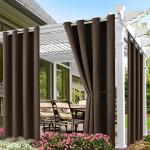 Weather-Resistant Indoor Outdoor Curtains - 2 Panels
