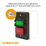 POWERTEC 71008 On/Off Switch for Table Saws and Tools