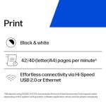 HP Laserjet Pro 4001n Monochrome Printer with Mobile Printing