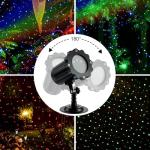 3-Color Laser Christmas Light Projector with Remote