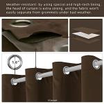 Weather-Resistant Indoor Outdoor Curtains - 2 Panels