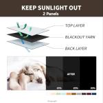 Weather-Resistant Indoor Outdoor Curtains - 2 Panels