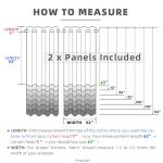 Weather-Resistant Indoor Outdoor Curtains - 2 Panels