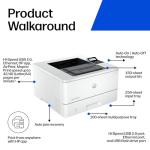 HP Laserjet Pro 4001n Monochrome Printer with Mobile Printing