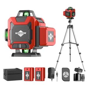4D Laser Level with Tripod for Precision Projects