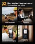DTAPE 165 Ft Digital Laser Distance Measure Tool