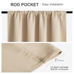 PONY DANCE 72-Inch Thermal Curtains - Biscotti Beige