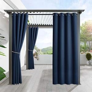 RYB HOME Waterproof Outdoor Curtains – 132 x 84 cm