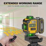 Alloyman 4x360° Green Laser Level with Tripod