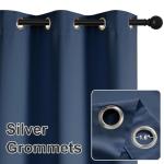 RYB HOME Waterproof Outdoor Curtains – 132 x 84 cm