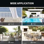 Weather-Resistant 84" Grommet Top Curtains (2 Panels)