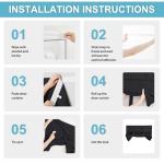 RYB HOME Blackout Curtain for French Doors