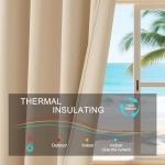 PONY DANCE 72-Inch Thermal Curtains - Biscotti Beige