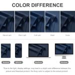 RYB HOME Waterproof Outdoor Curtains – 132 x 84 cm