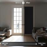 RYB HOME Blackout Curtain for French Doors