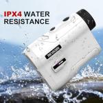 Water-Resistant Laser Golf Rangefinder with Quick Measurement