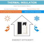 RYB HOME Blackout Curtain for French Doors