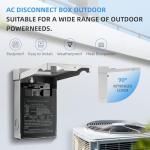 CHGAOY 30 Amp Outdoor AC Disconnect Switch