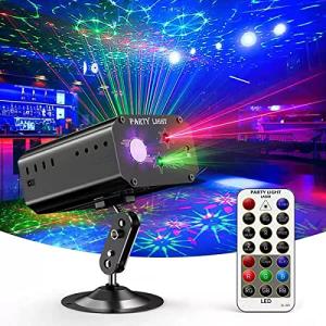 3 Laser Party Lights with Remote Control