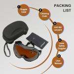 MCWlaser OD5+ Laser Safety Goggles for Eye Protection