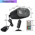 3 Laser Party Lights with Remote Control