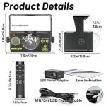 DJ Disco Ball Light with Sound Activation