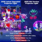 Bright Easter Projector Light with 8 Patterns