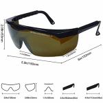 Mozeeda Adjustable Laser Safety Glasses for Eye Protection