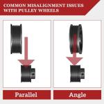 Laser Alignment Tool with Magnetic Feet for Pros