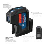 Bosch GPL100-30G Self-Leveling 3-Point Laser