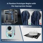 Flashforge AD5M 3D Printer with Fast Auto Calibration