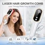 Laser Hair Growth Comb - Rechargeable Scalp Massager