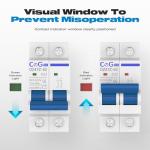 CGELE 2 Pole 32A DC Mini Circuit Breaker