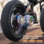 Wooken 750W Folding Electric Bike with Fat Tires