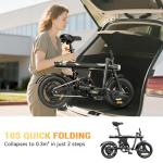 AYOLNY Mini Foldable 750W Electric Bike for Adults