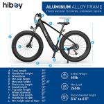 Hiboy 1000W Electric Bike, 28MPH, 62-Mile Range
