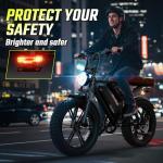 SISIGAD Retro Electric Bike for Adults, 1800W Motor