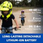 AIII Kids Lightweight Electric Dirt Bike, 10MPH