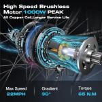 Vivi 1000W Electric Mountain Bike for Adults