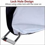 Waterproof Bike Cover with Lock Hole for E-Bikes