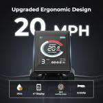 Jasion EB5 500W Electric Mountain Bike, 40-Mile Range