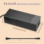 54.6V 2A Fast Charger for 48V Ebikes