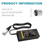 Futurebatt 42V 2A Electric Bike Battery Charger