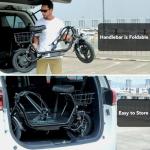 Caroma Foldable Electric Scooter with Seat and Power