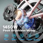 EUYBIKE 20" Fat Tire Electric Bike for Adults