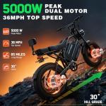 HAPPYRUN G70 Pro 5000W Dual Motor Electric Bike