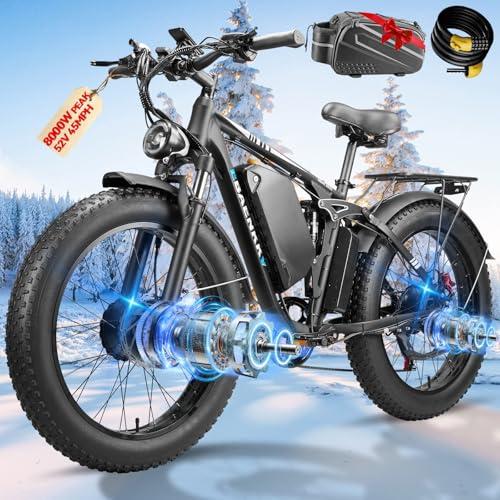 8000W Dual Motor Electric Bike - 45MPH Speed