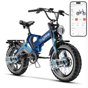 3000W Dual Motor Folding Electric Bike for Adults